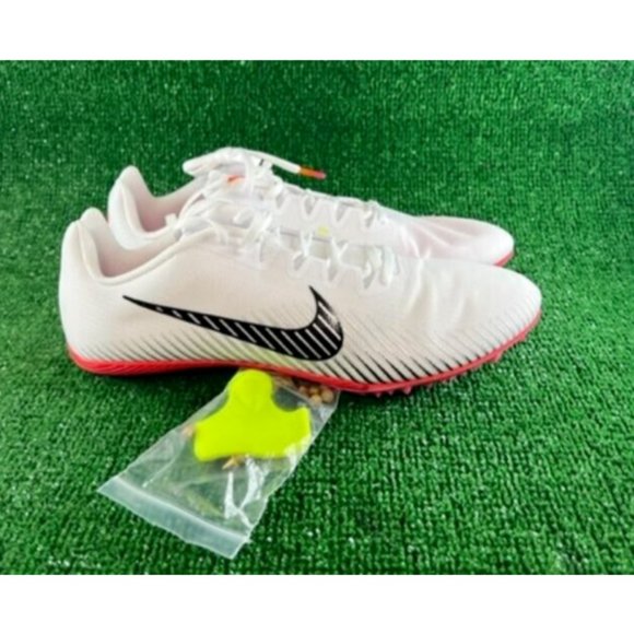Nike Shoes Mens Nike Zoom Rival M9 Track Field Spikes White Black